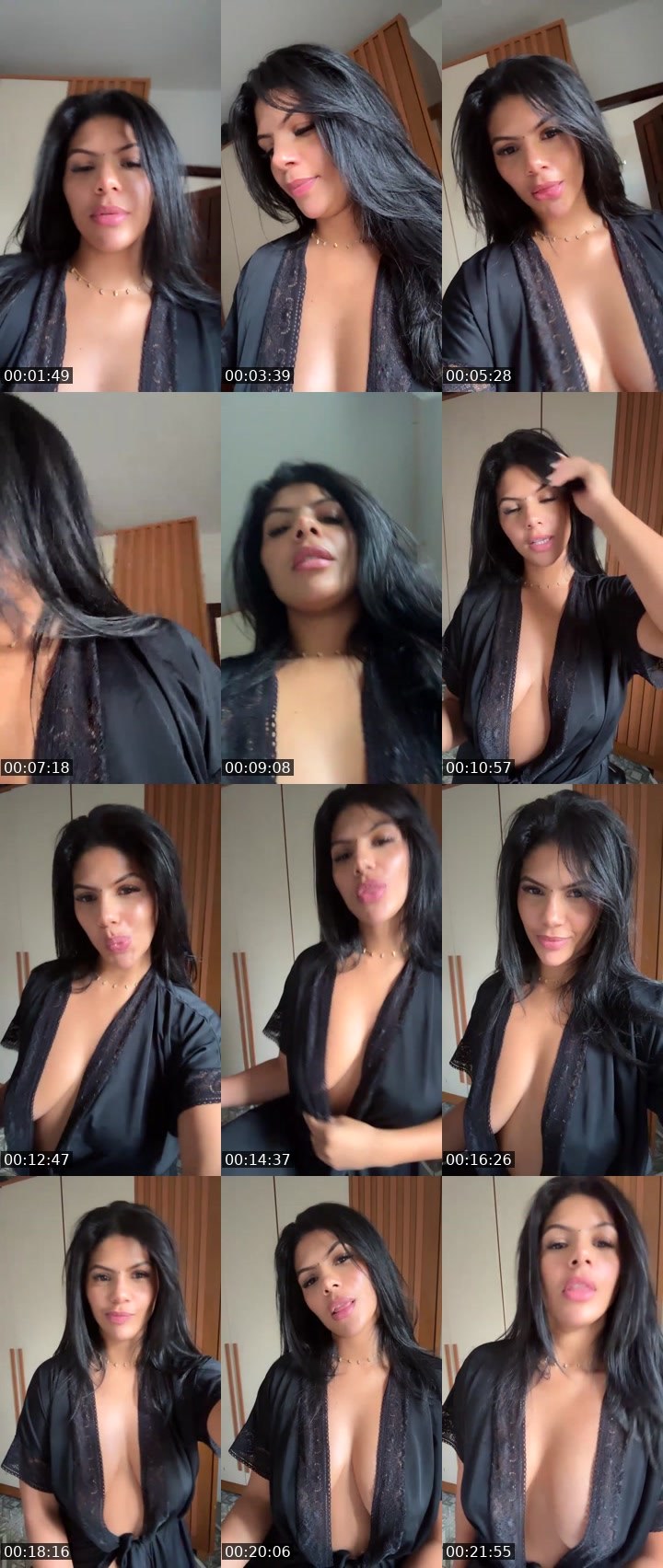 Contact-sheet preview of Bella🌊👄's Liveme recording