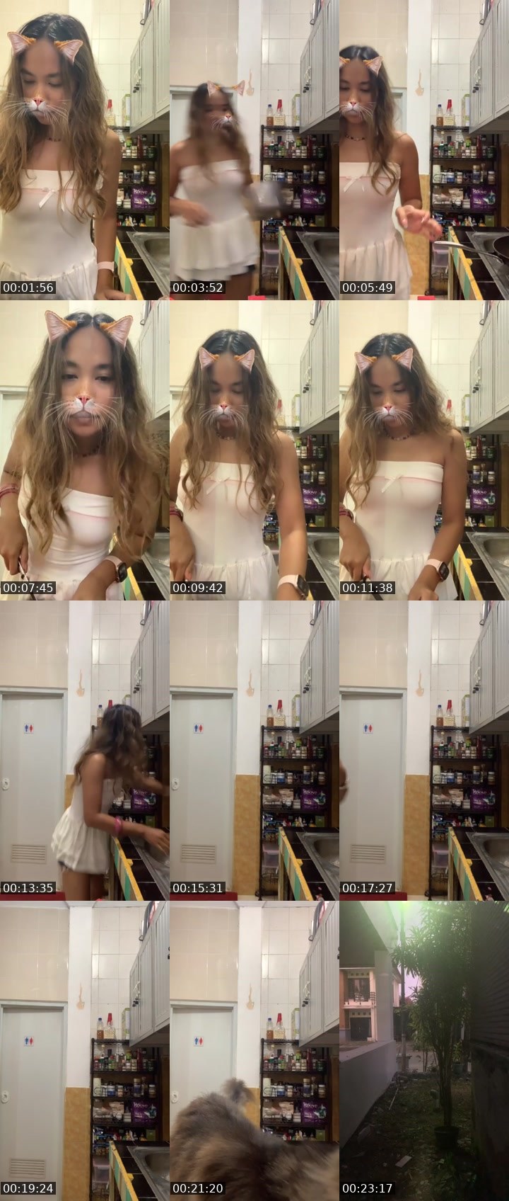 Contact-sheet preview of ᵀᴿˢ&P⭕️😾karin🚬🦋🥀's Liveme recording