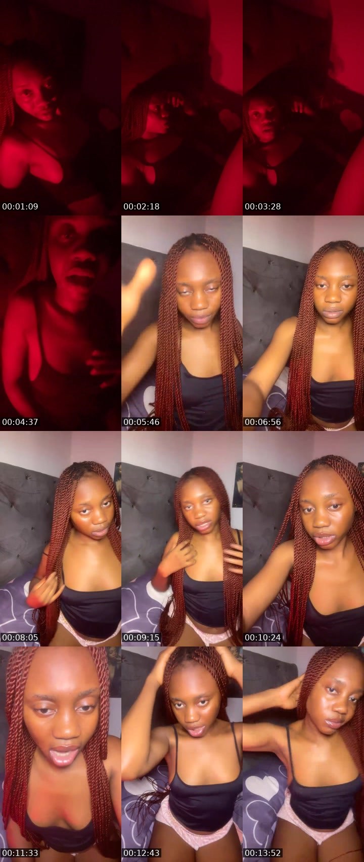 Contact-sheet preview of Prezika❤️'s Liveme recording