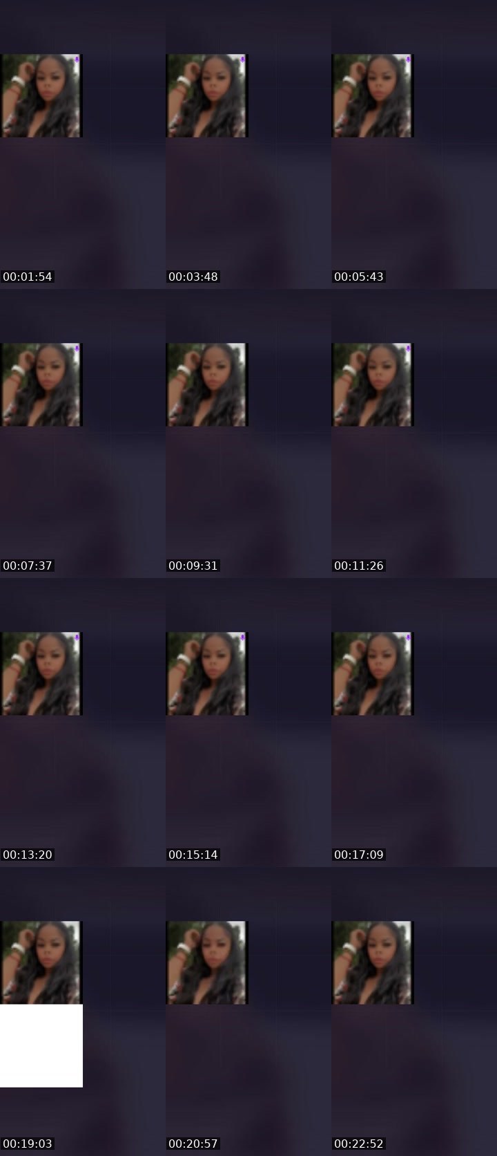 Contact-sheet preview of 🎭⃤ ČĤÚĹĂ 🇩🇴🇯🇲〽️'s Liveme recording