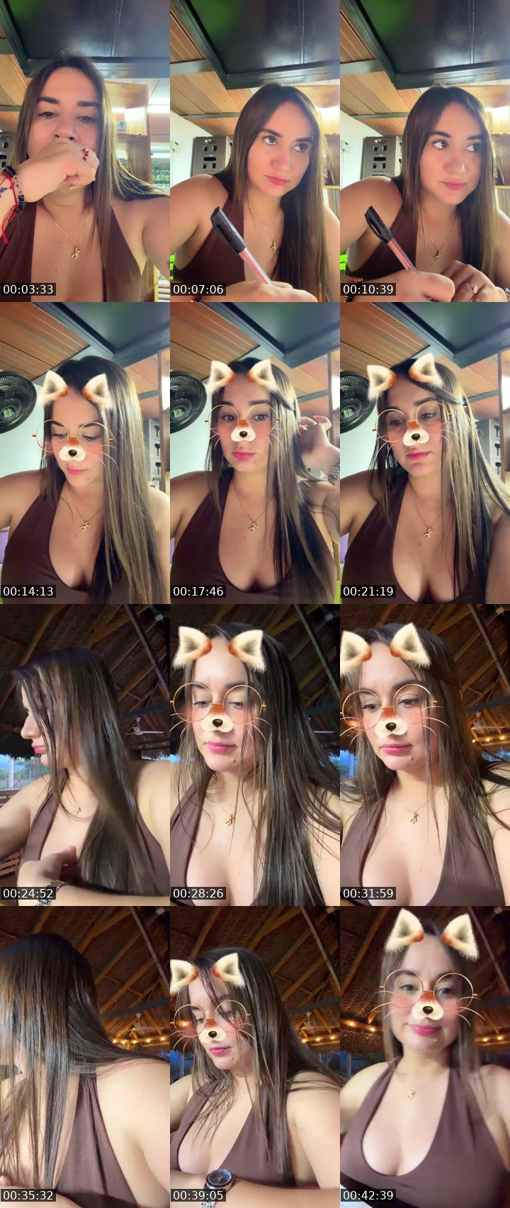 Contact-sheet preview of 💫💜viole's Liveme recording