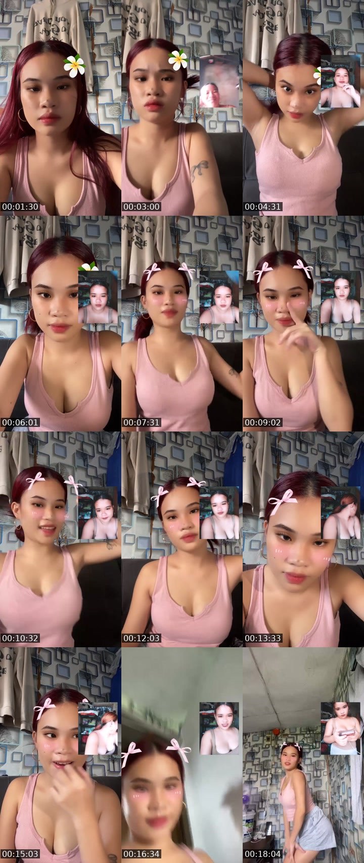 Contact-sheet preview of 👸Klair🐉🧙's Liveme recording