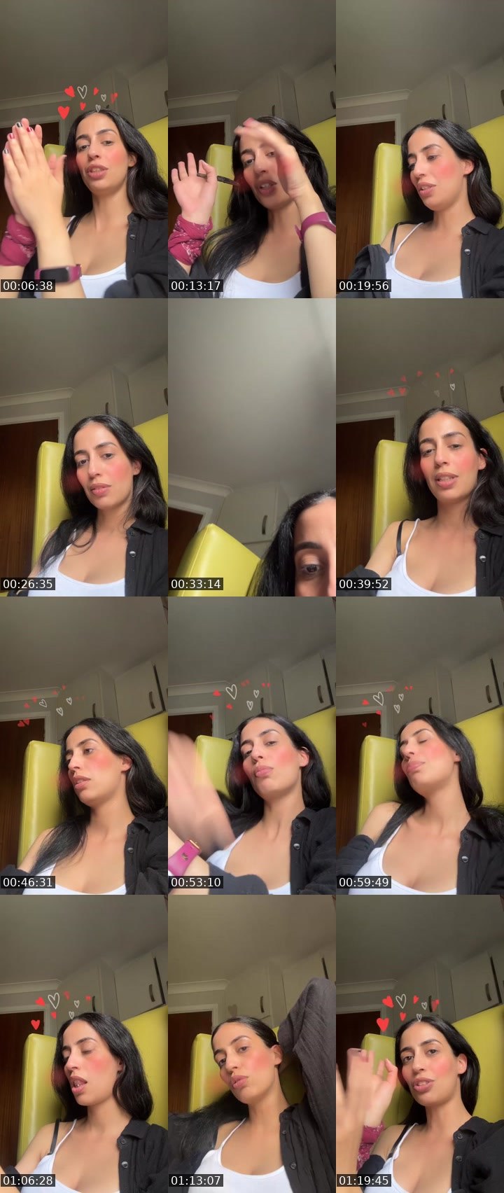 Contact-sheet preview of 𝐌𝐘𝐒𝐓𝐄𝐑𝐘 🐝's Liveme recording