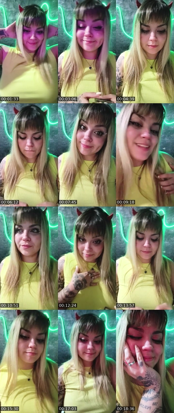 Contact-sheet preview of ꪑꪮꪮꪀ🫧⃝𖤐's Liveme recording
