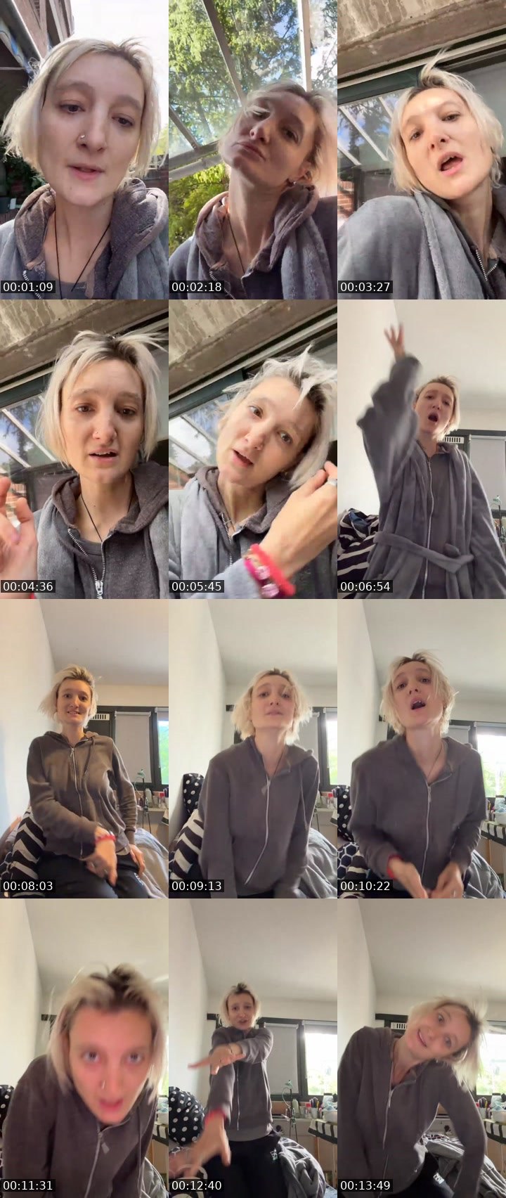 Contact-sheet preview of looveromanova's Liveme recording