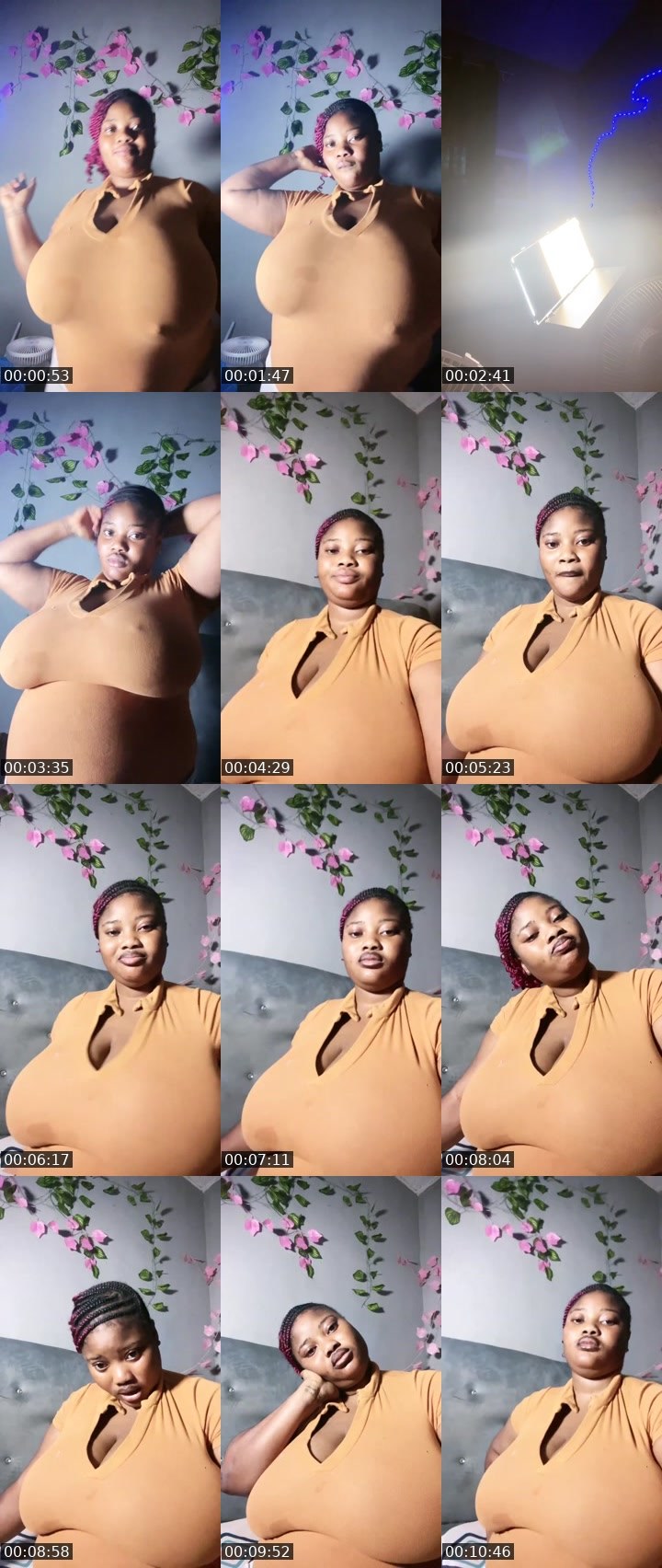 Contact-sheet preview of BigTeemah ❤️'s Liveme recording