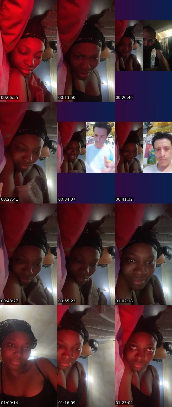 Contact-sheet preview of 🥀RaRe's Liveme recording