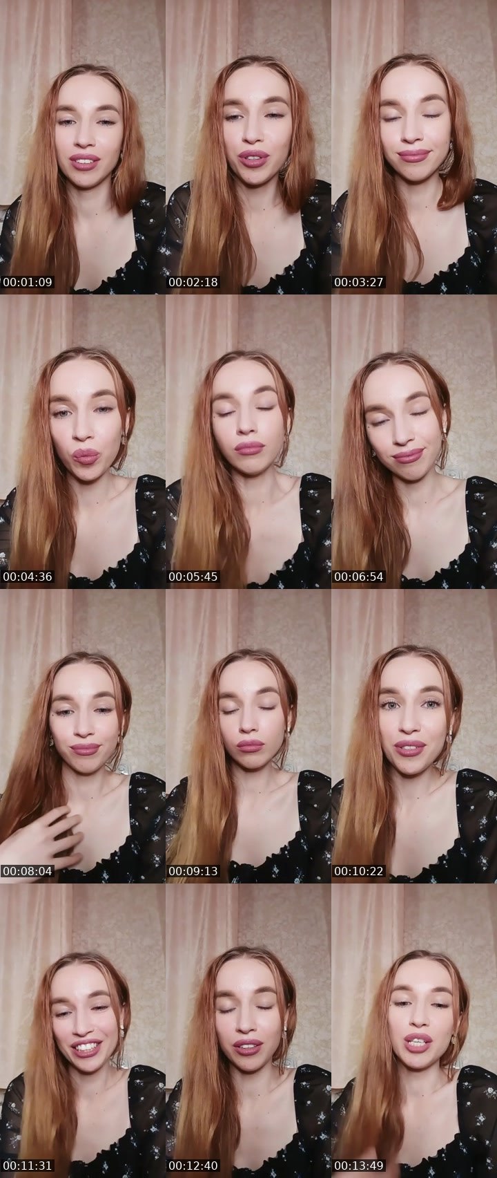 Contact-sheet preview of Anny_Ann 💎's Liveme recording