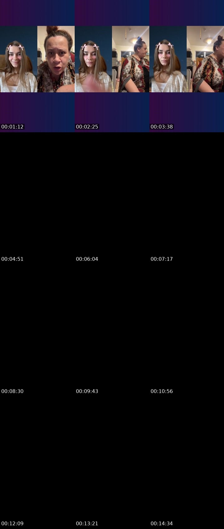Contact-sheet preview of Yuliii's Liveme recording