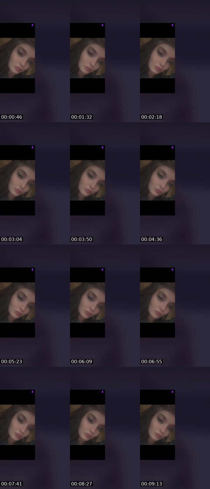 Contact-sheet preview of ΣЯIП's Liveme recording