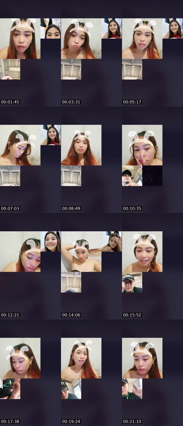 Contact-sheet preview of 🌶Venis👼ᴬᴬ's Liveme recording