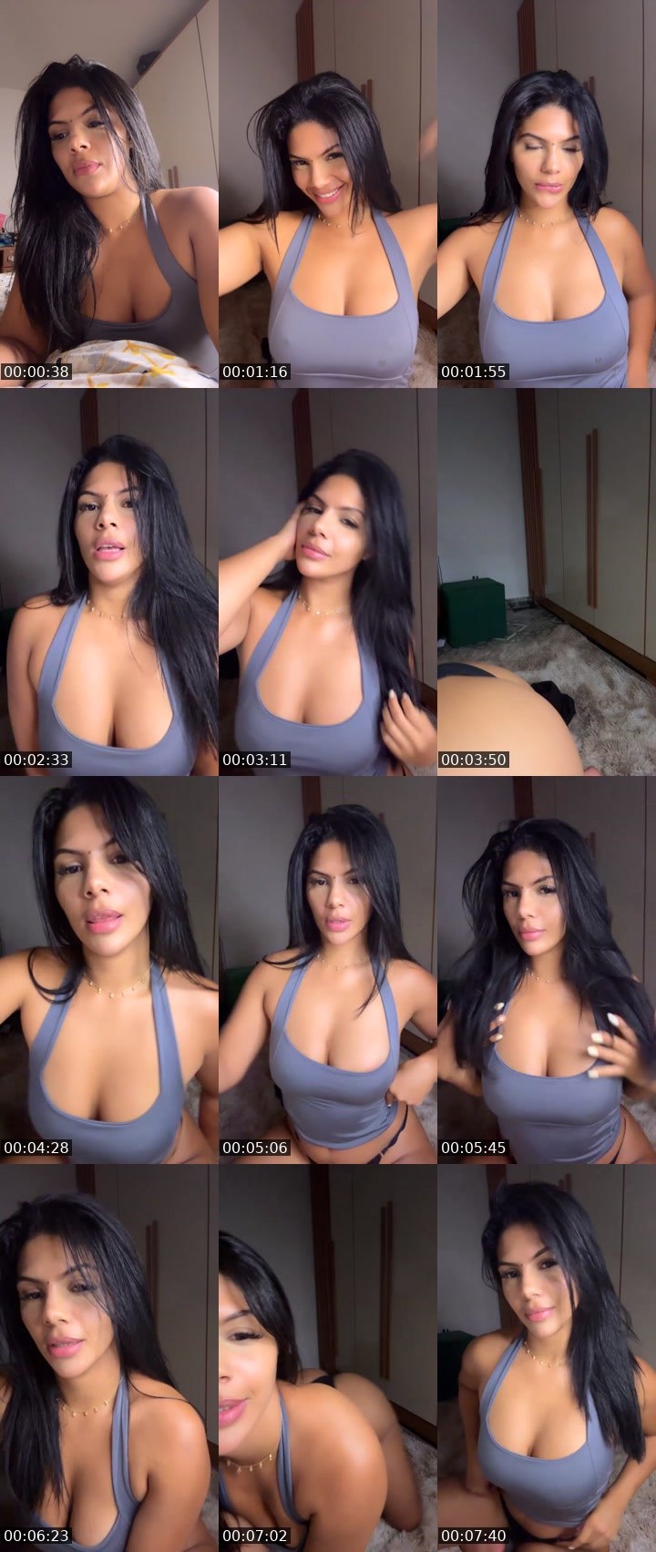 Contact-sheet preview of Bella🌊👄's Liveme recording