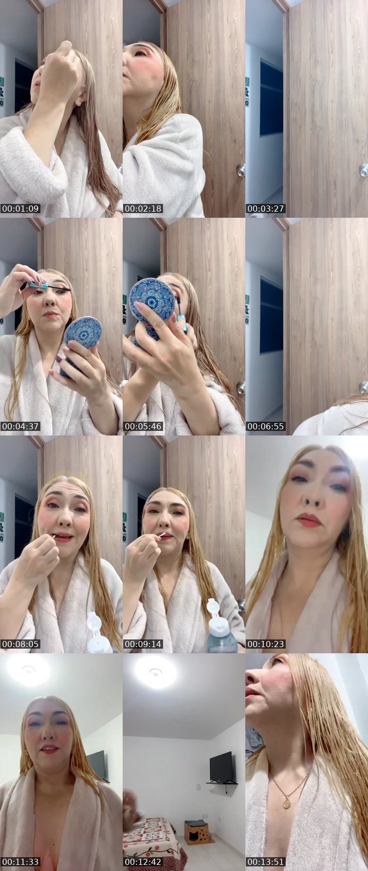 Contact-sheet preview of 🌐Bella0875's Liveme recording