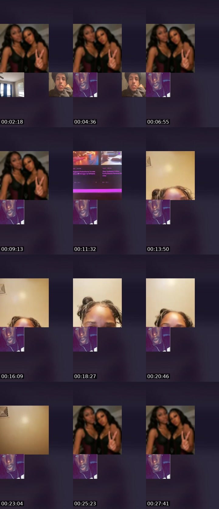 Contact-sheet preview of Nꫀׁׅܻꪀׁׅɑׁׅ֮ 🥀.x🖤.'s Liveme recording