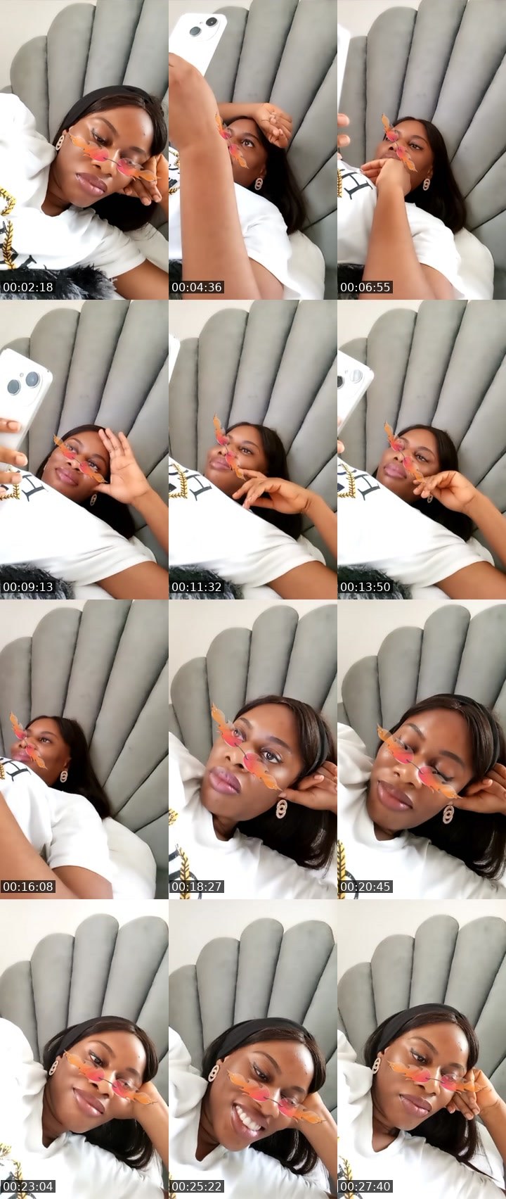 Contact-sheet preview of 12k🌹Anas❣️'s Liveme recording