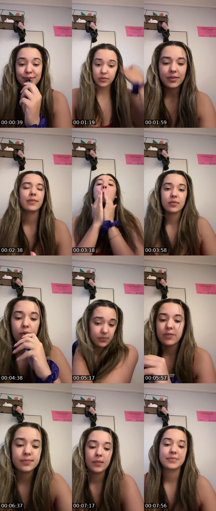 Contact-sheet preview of Flowery😍's Liveme recording