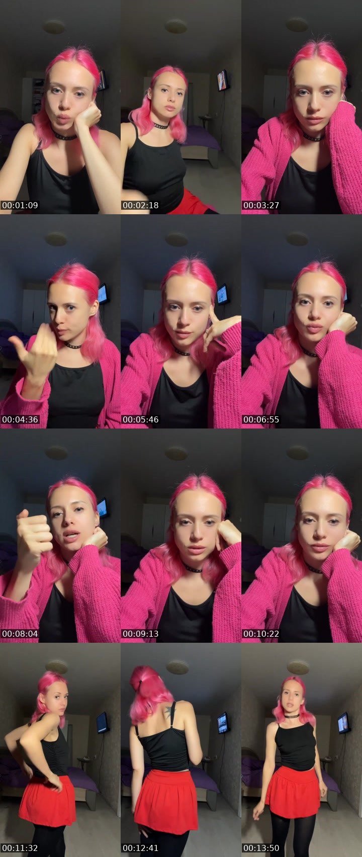 Contact-sheet preview of Olya_Pink🎀's Liveme recording