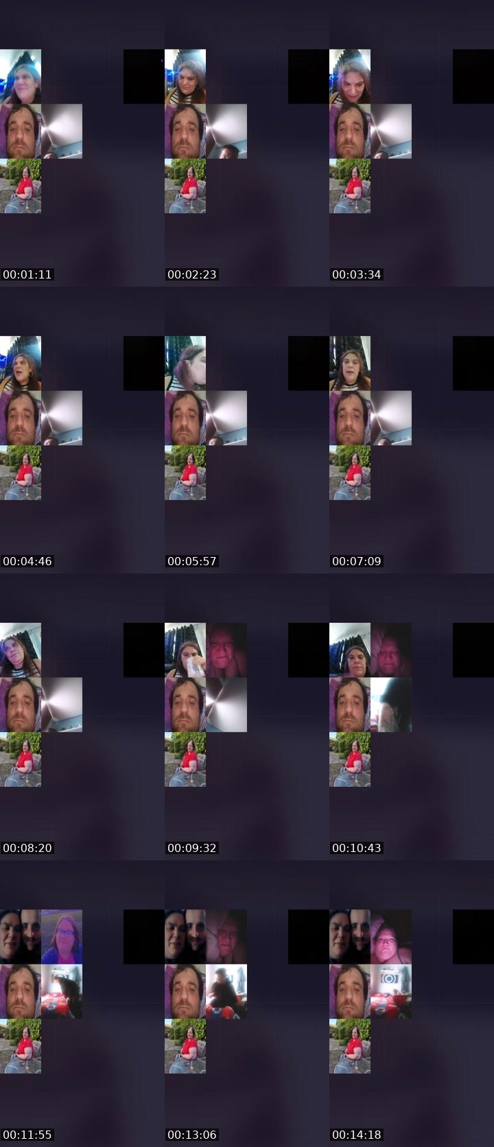 Contact-sheet preview of 🌗MUMMY🌗💯's Liveme recording