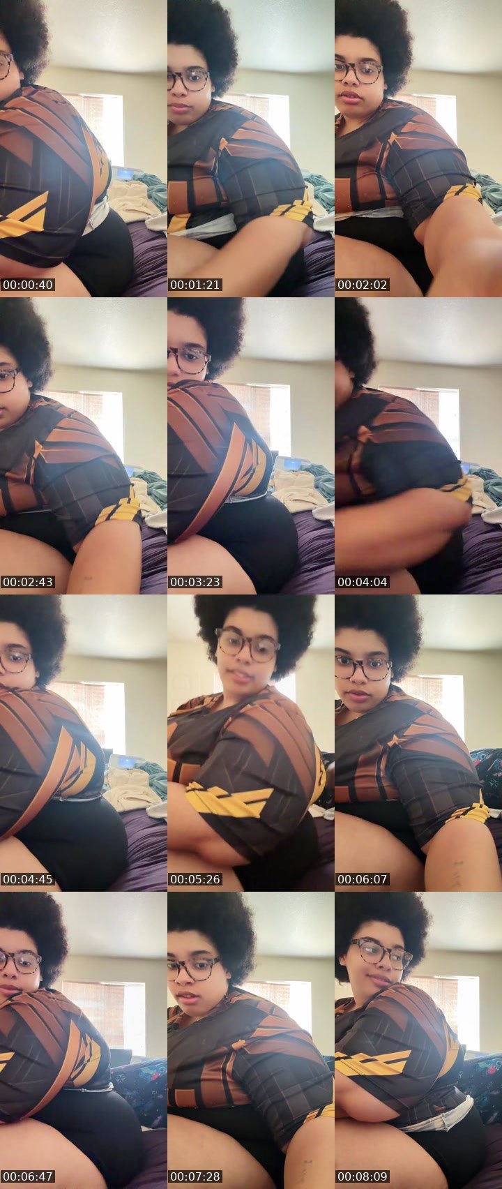 Contact-sheet preview of 🎭⃤ 𝓜𝓪𝓶𝓪 𝓓𝓮𝓮's Liveme recording