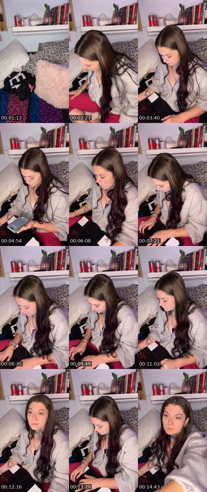Contact-sheet preview of ✧ርᎧᗰᗴT🤍༞'s Liveme recording