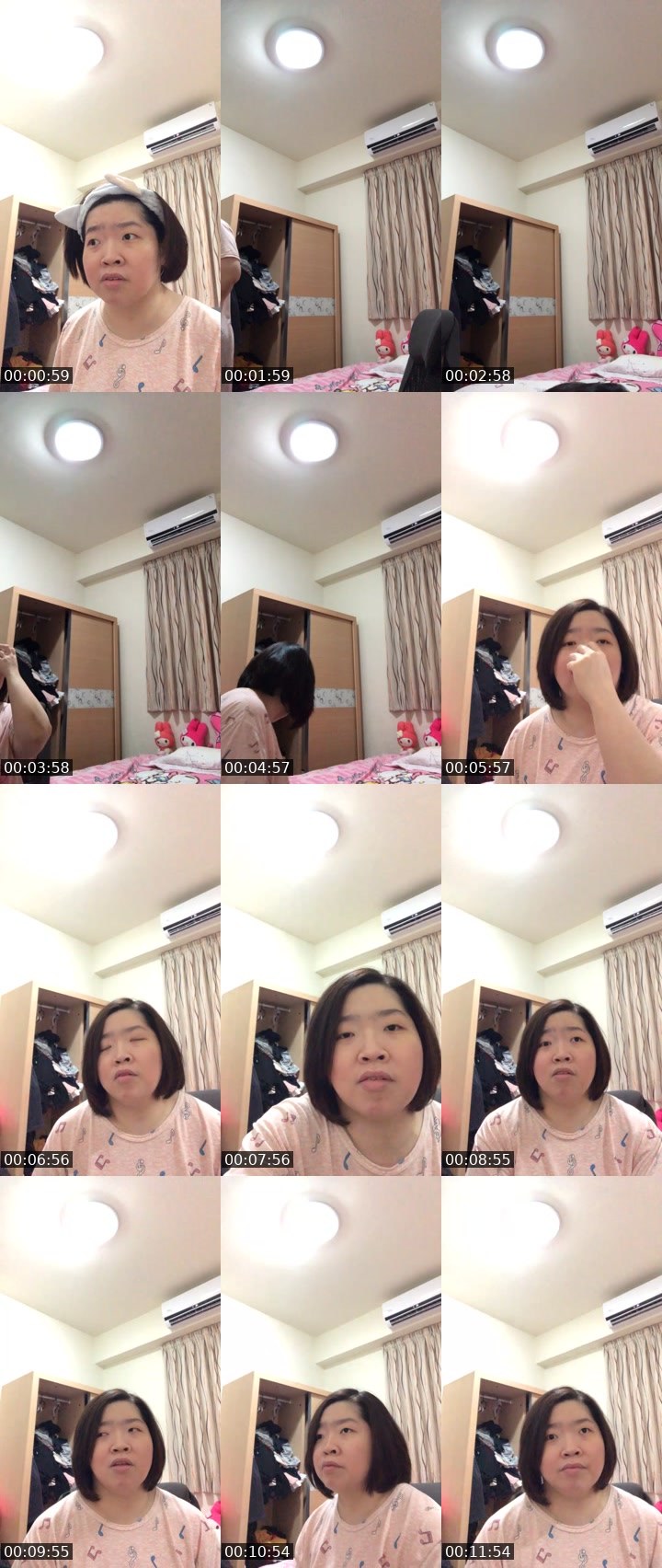 Contact-sheet preview of yummy-Sunny's Liveme recording
