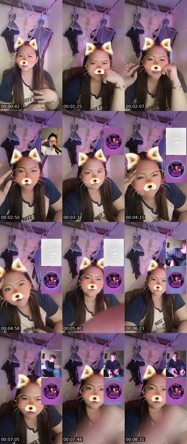 Contact-sheet preview of ☝️💙𝓖𝓵𝔂's Liveme recording
