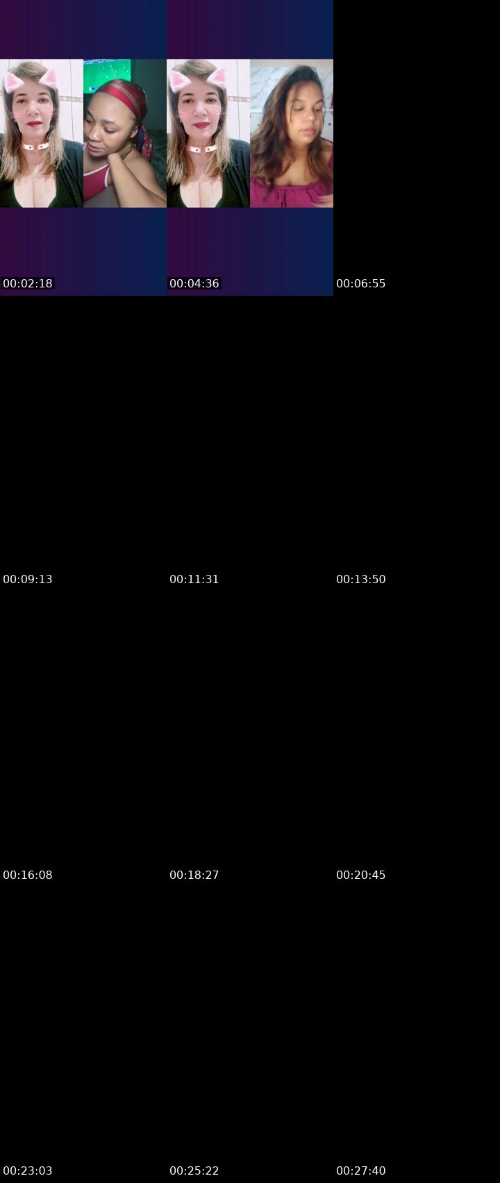 Contact-sheet preview of Bel Vida1k's Liveme recording