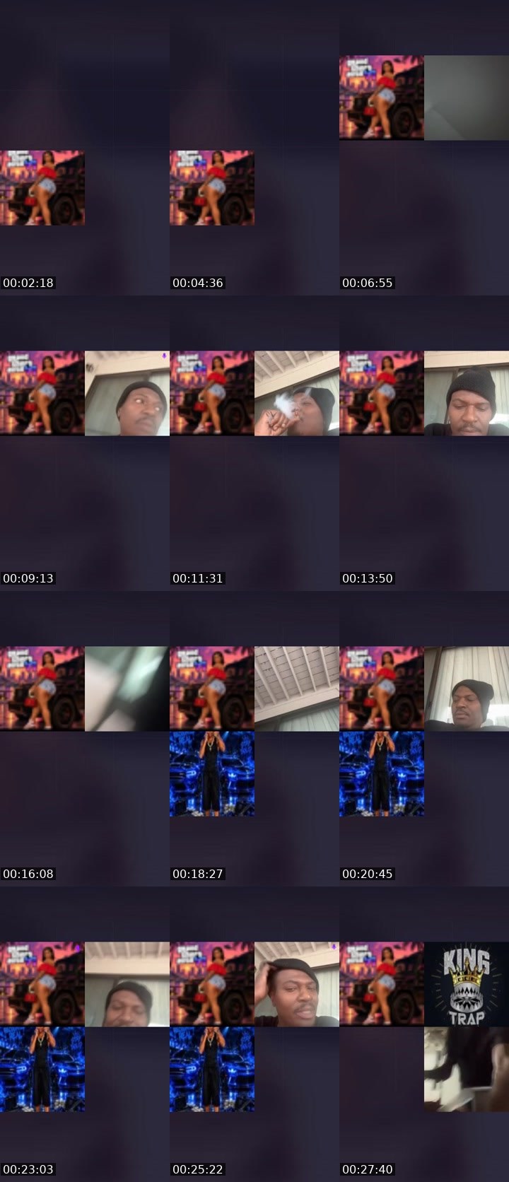 Contact-sheet preview of ✈️Heavėnľy✈️🦍's Liveme recording