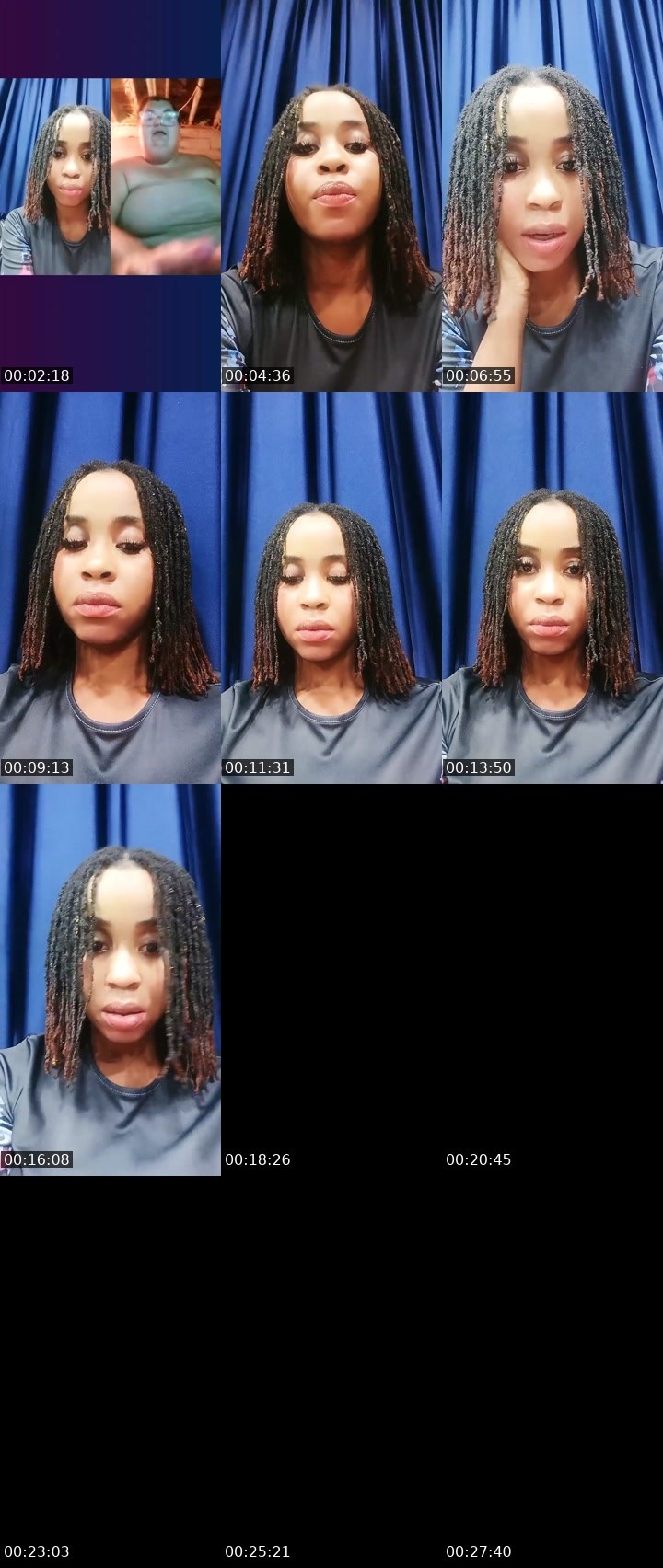 Contact-sheet preview of 🍑Curvy Goddess's Liveme recording