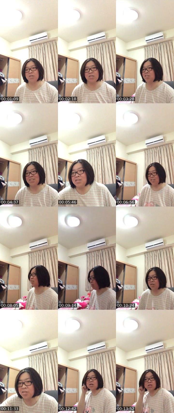 Contact-sheet preview of Sunny ⭐️⭐️'s Liveme recording