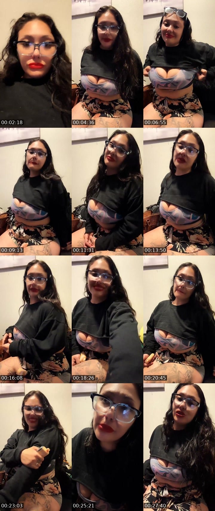 Contact-sheet preview of Sinner2High4L🔥's Liveme recording