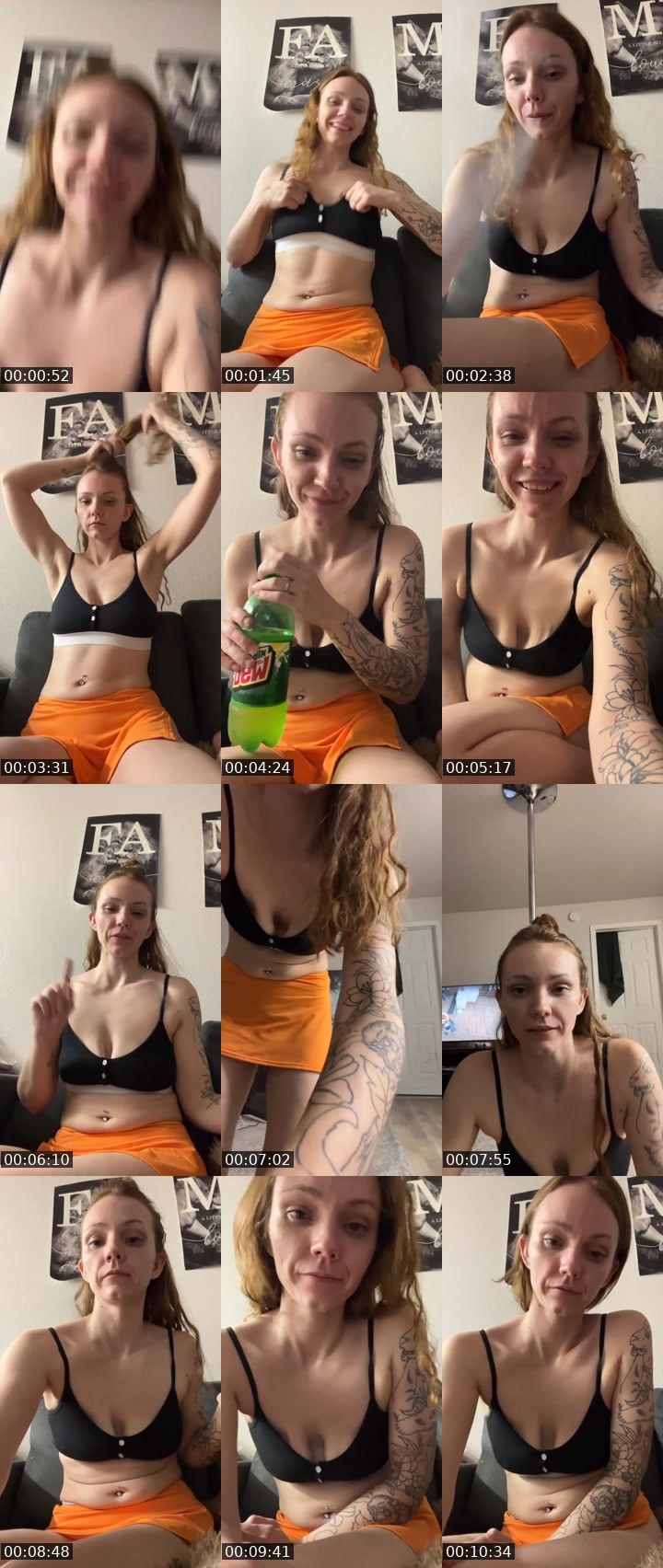 Contact-sheet preview of Freakyredkelsie's Liveme recording