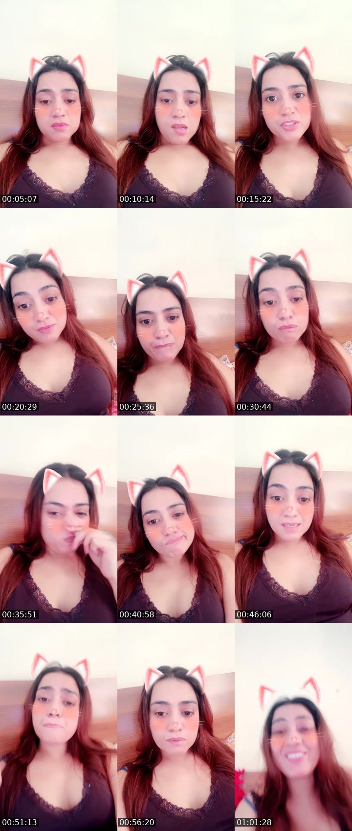 Contact-sheet preview of Dolly Coco's Liveme recording