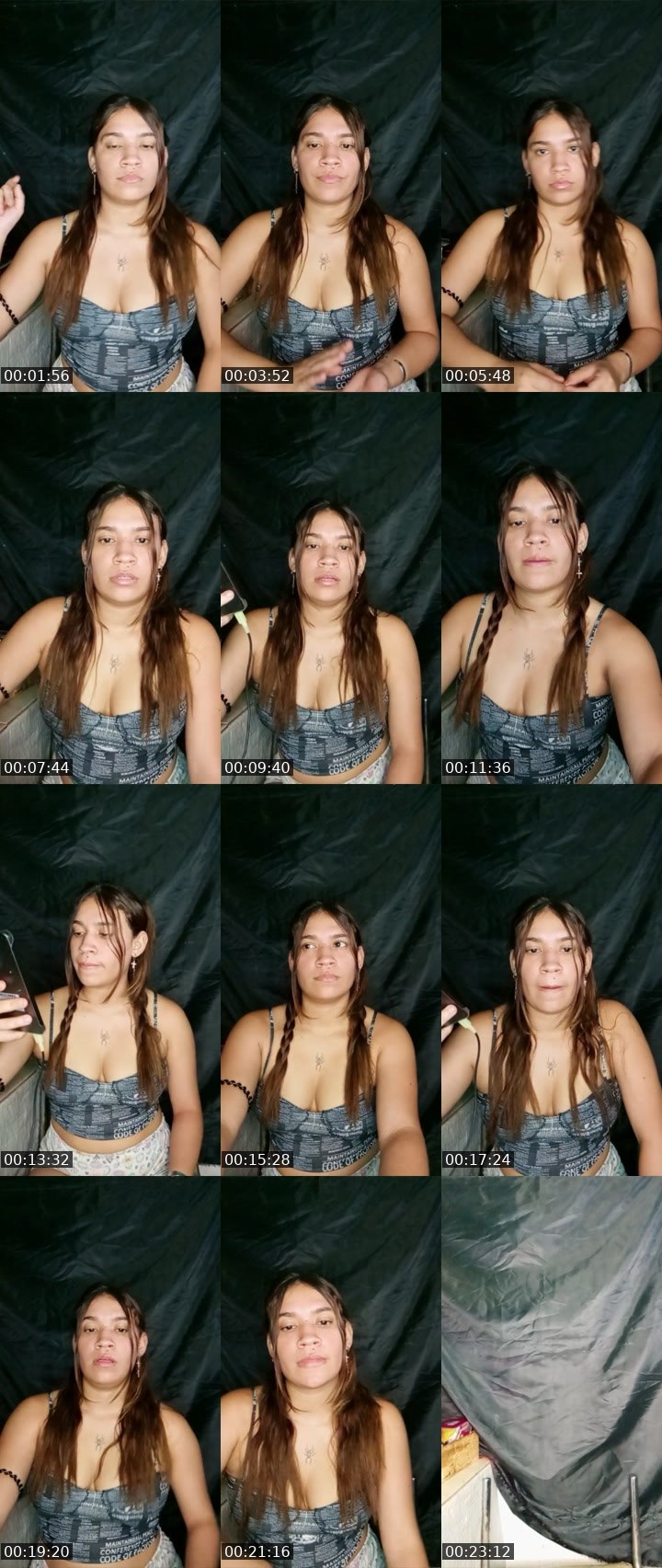 Contact-sheet preview of Romy🧚🏼‍♀️'s Liveme recording