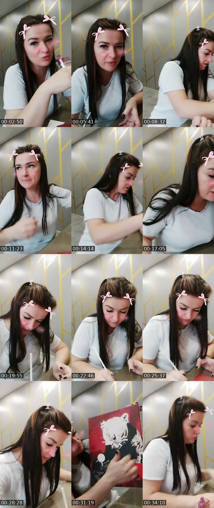 Contact-sheet preview of 💯Miss Strawberry's Liveme recording