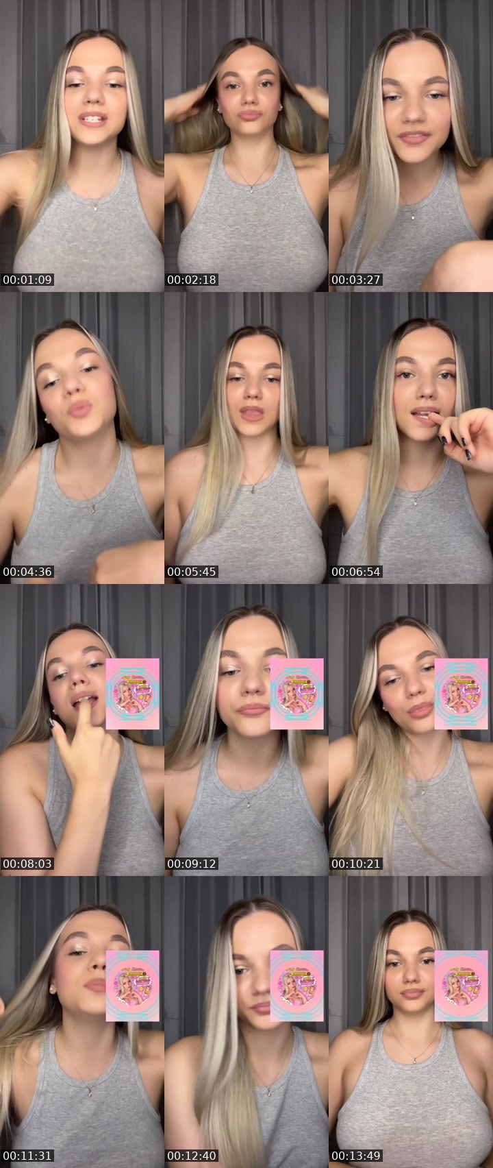 Contact-sheet preview of ℄🤍𓆩ALEKSANDRA𓆪🤍's Liveme recording