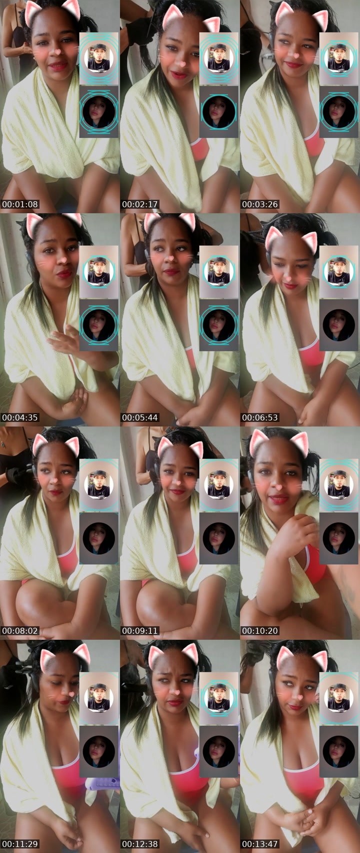 Contact-sheet preview of 🌐🌪Valeria🔥's Liveme recording