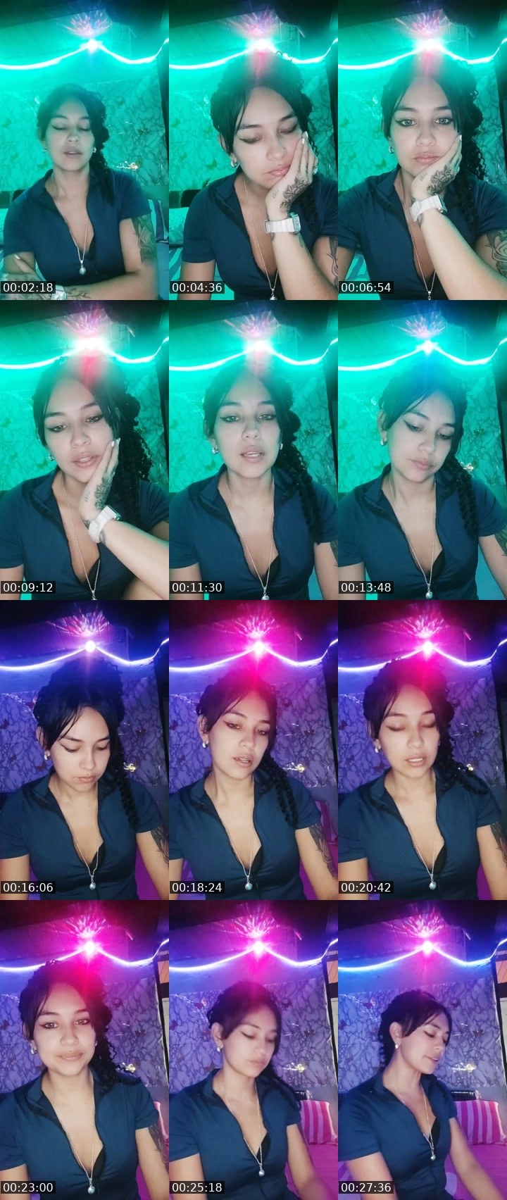 Contact-sheet preview of 👑⃤Luz🧸💜's Liveme recording