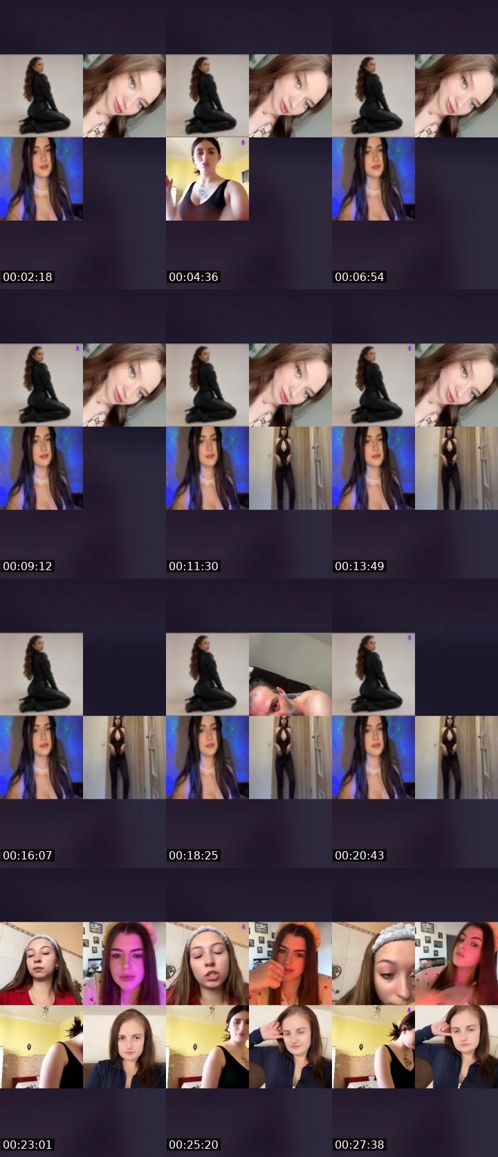 Contact-sheet preview of _🇧🇪Rapunzel🇺🇦's Liveme recording