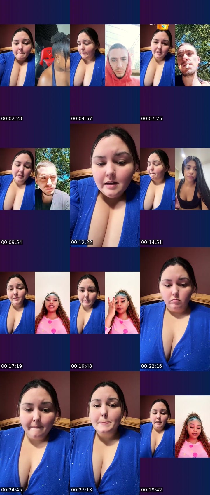 Contact-sheet preview of Fairy360's Liveme recording