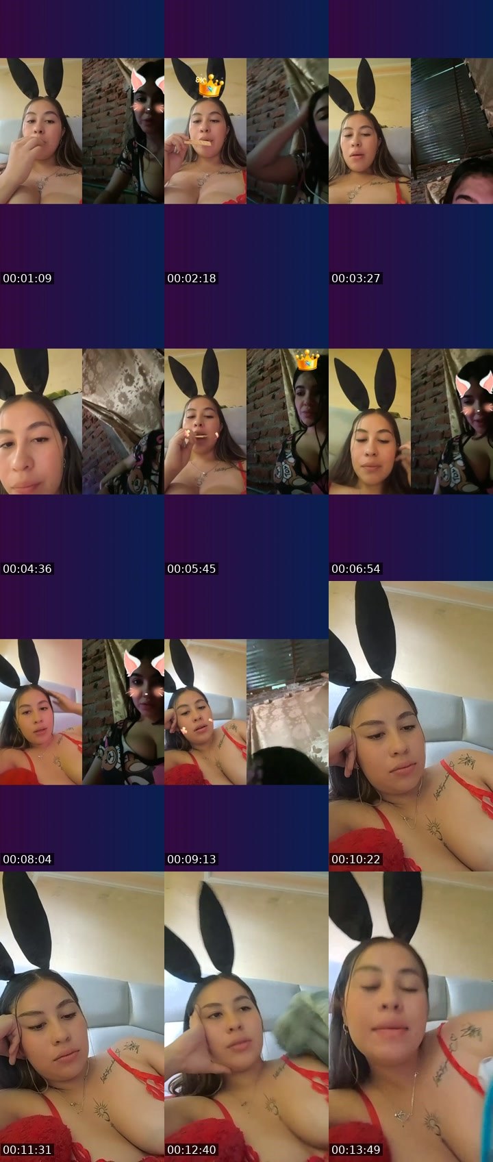 Contact-sheet preview of 🫦 Val✨'s Liveme recording