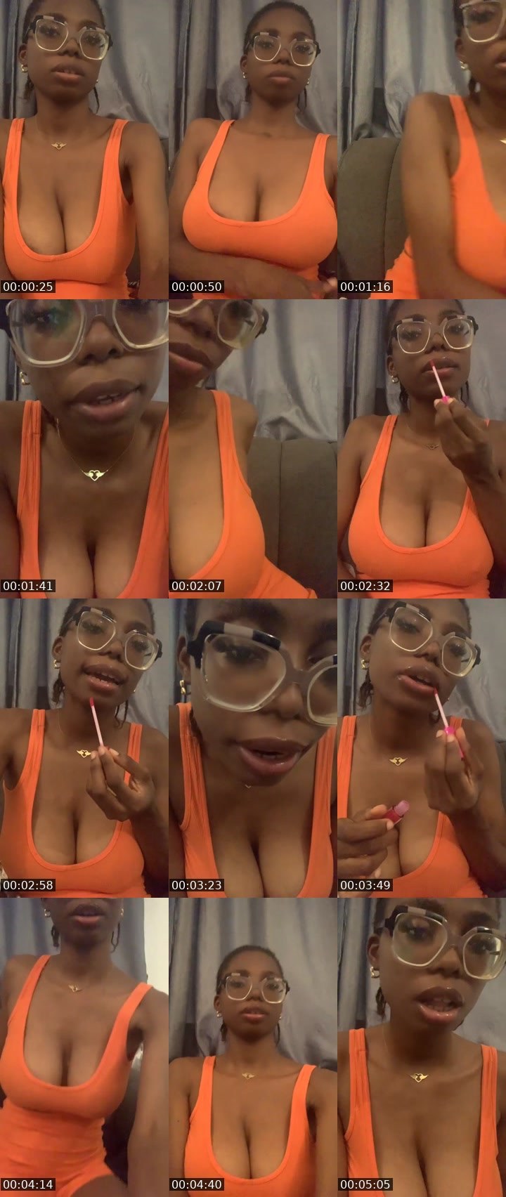 Contact-sheet preview of Lilly😍😍😘🕊️'s Liveme recording