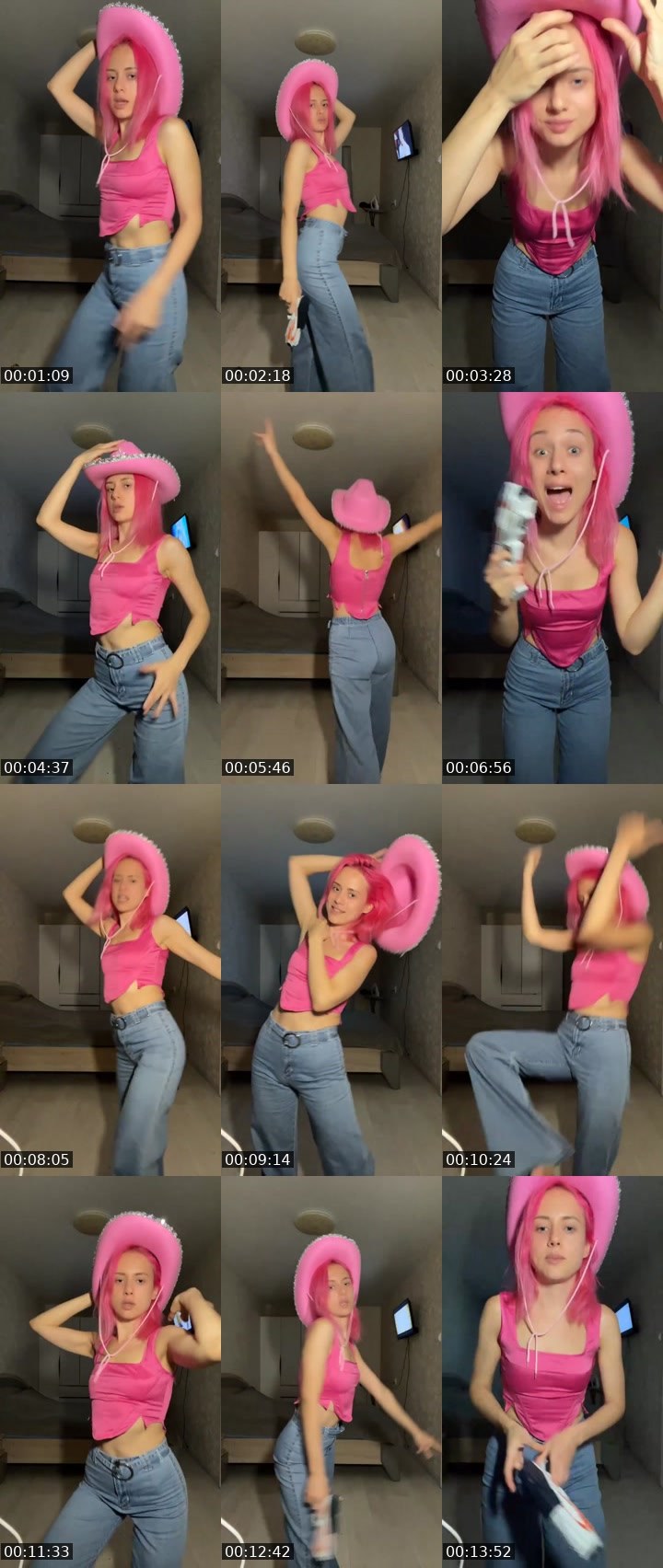 Contact-sheet preview of Olya_Pink🎀's Liveme recording