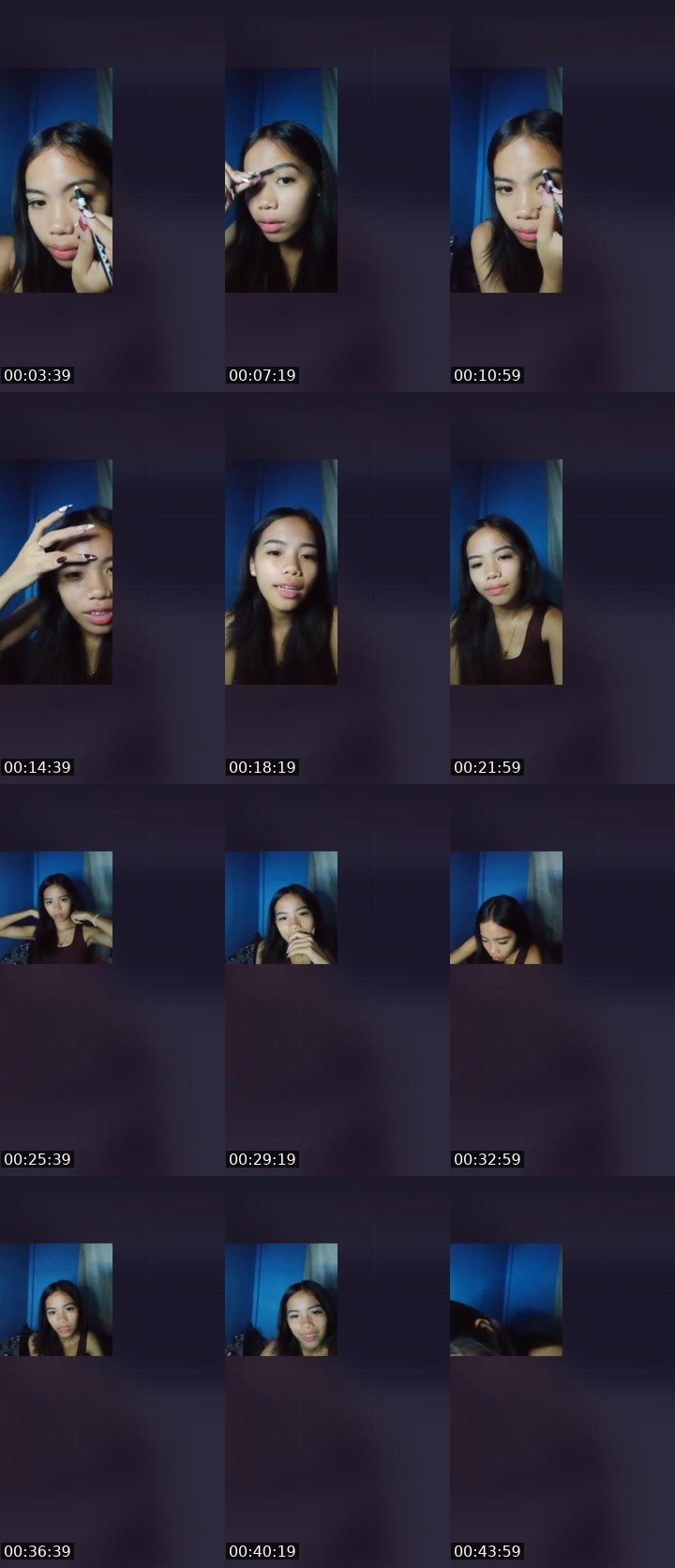 Contact-sheet preview of 🍃🫅theara 🦄's Liveme recording