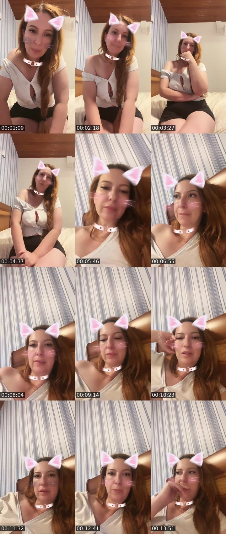 Contact-sheet preview of Ruiva Samantha's Liveme recording