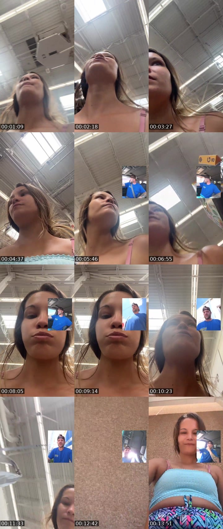 Contact-sheet preview of Queenbaddie420's Liveme recording