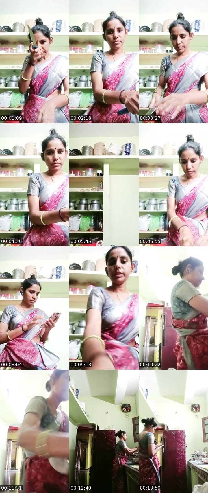 Contact-sheet preview of sai priya 06's Liveme recording