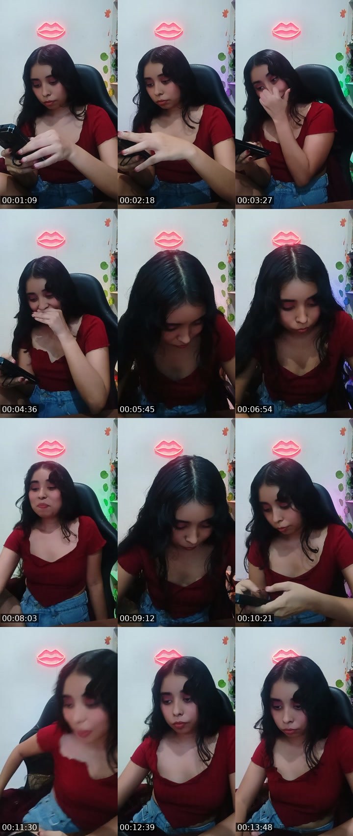 Contact-sheet preview of Aꪶⅈꫀ♔☘'s Liveme recording