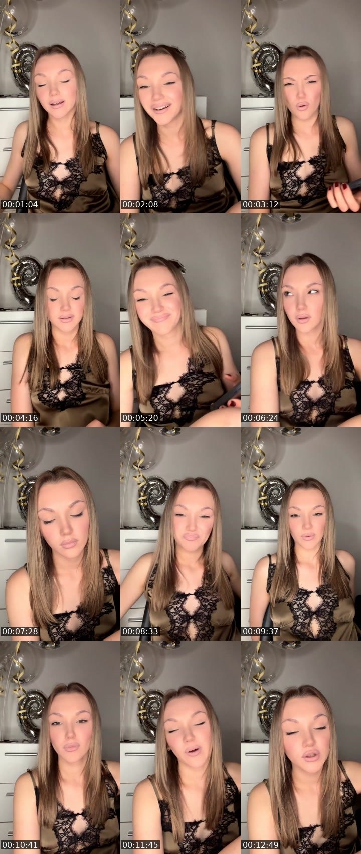 Contact-sheet preview of Essanta🖤's Liveme recording