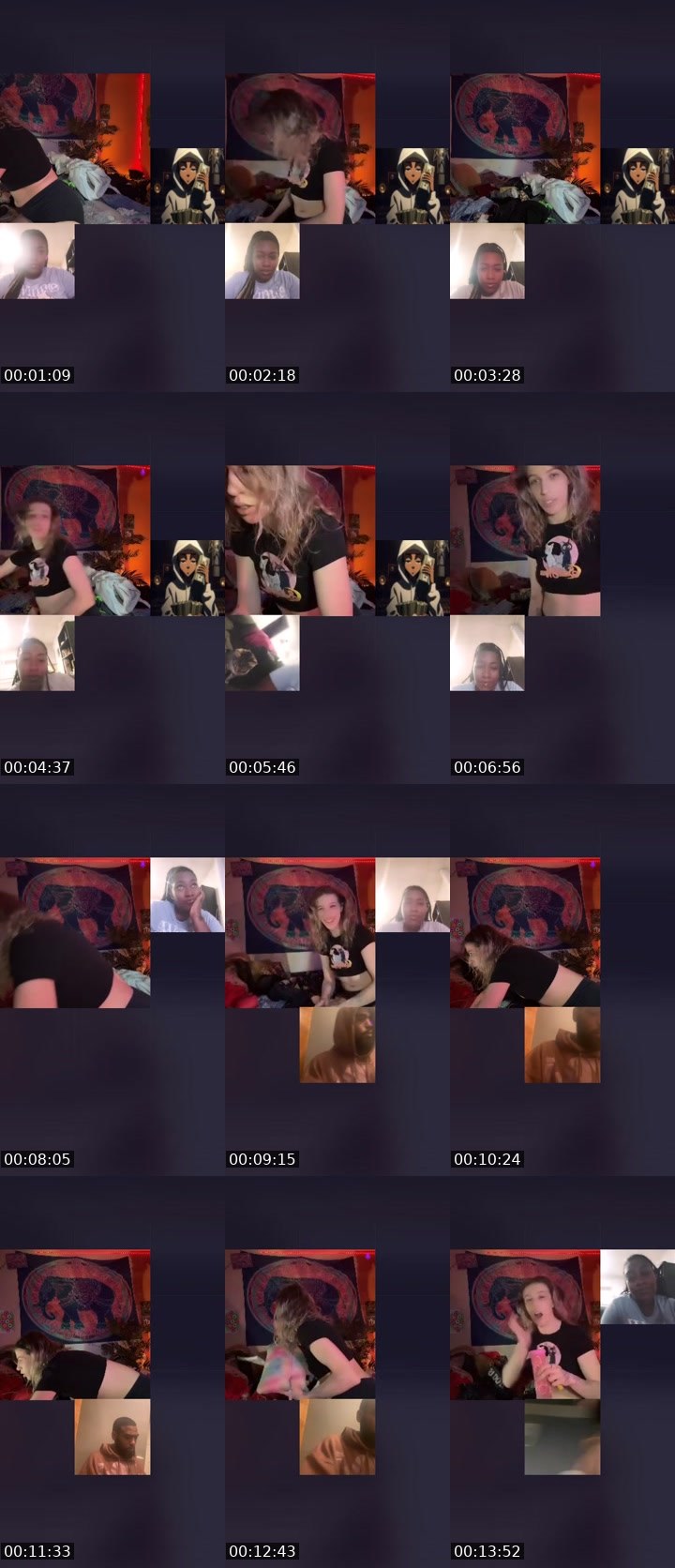 Contact-sheet preview of ⟢⊹✧𝔸𝕌𝕊𝕊𝕀𝔼✧⊹⟣'s Liveme recording